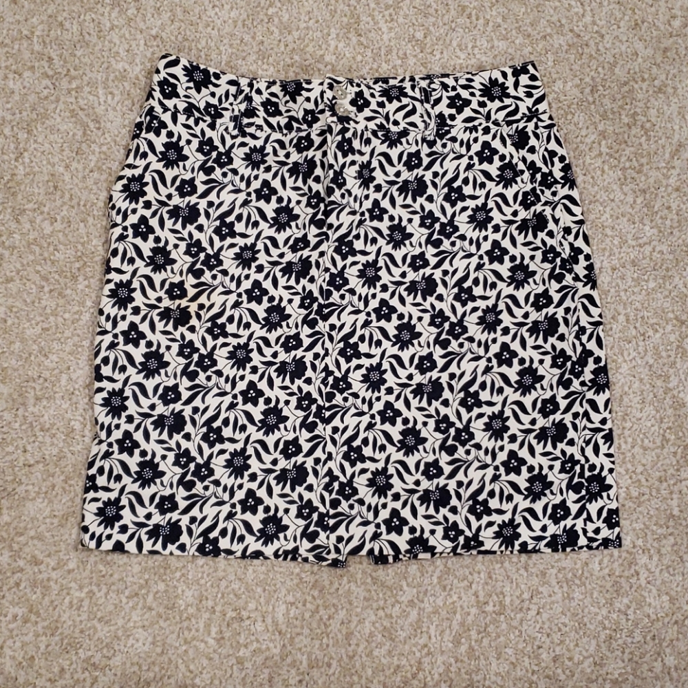 Blue and white skirt- great for 4th of July!